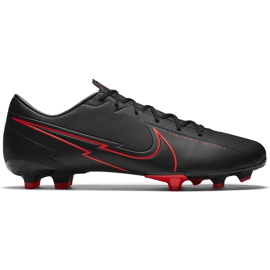 Chaussures de football Nike Mercurial Vapor 13 Academy FG / MG AT5269 060 noir noir