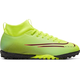Chaussure de football Nike Mercurial Superfly 7 Academy Mds Tf Junior BQ5407 703 jaune multicolore