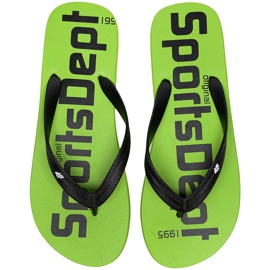 Chaussons pour hommes 4F vert fluo H4L20 KLM006 41N