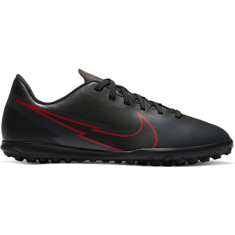 Chaussure de football Nike Mercurial Vapor 13 Club Tf Junior AT8177 060 le noir le noir