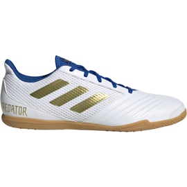 Adidas Predator 19.4 In Sala chaussures de football blanc EG2827 gris blanche