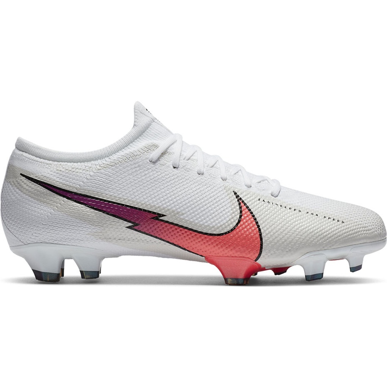 Chaussure de football Nike Mercurial Vpor 13 Pro Fg AT7901 163 blanche blanche