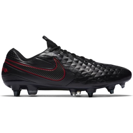 Chaussure de football Nike Tiempo Legend 8 Elite Sg Pro Ac AT5900 060 noir noir