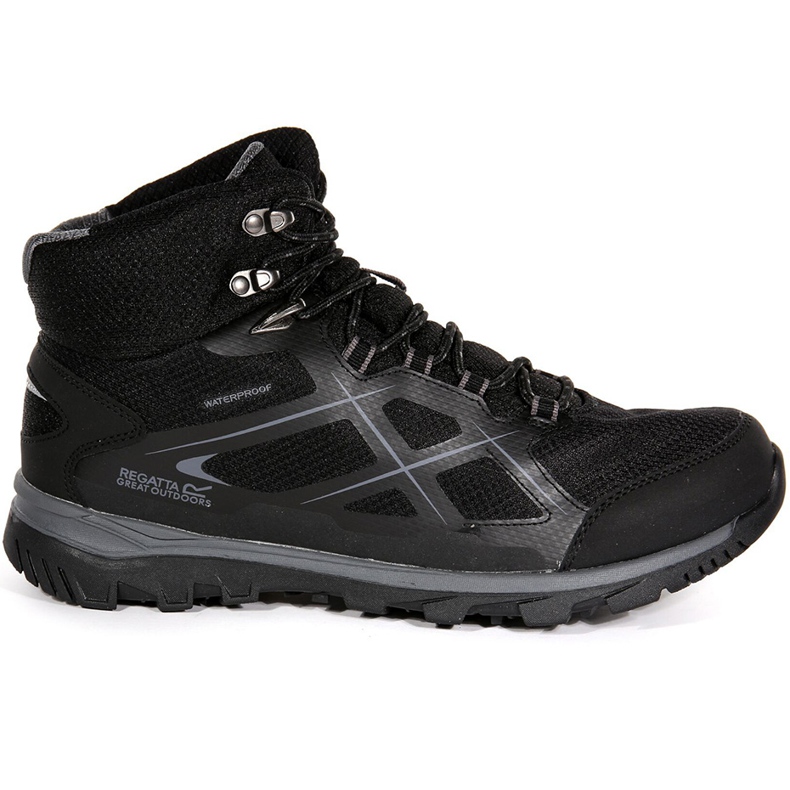 Regatta Kota Mid chaussures pour hommes noir RMF490 9V8 le noir