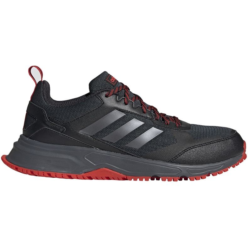 Adidas Rockadia Trail 3.0 chaussures pour hommes noir-rouge EG2521 le noir Adidas Rockadia Trail 3.0 chaussures pour hommes noir-rouge EG2521 le noir