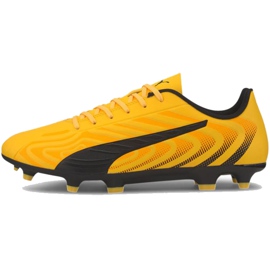Chaussures de football Puma One 20.4 Fg Ag 105831 01 jaune