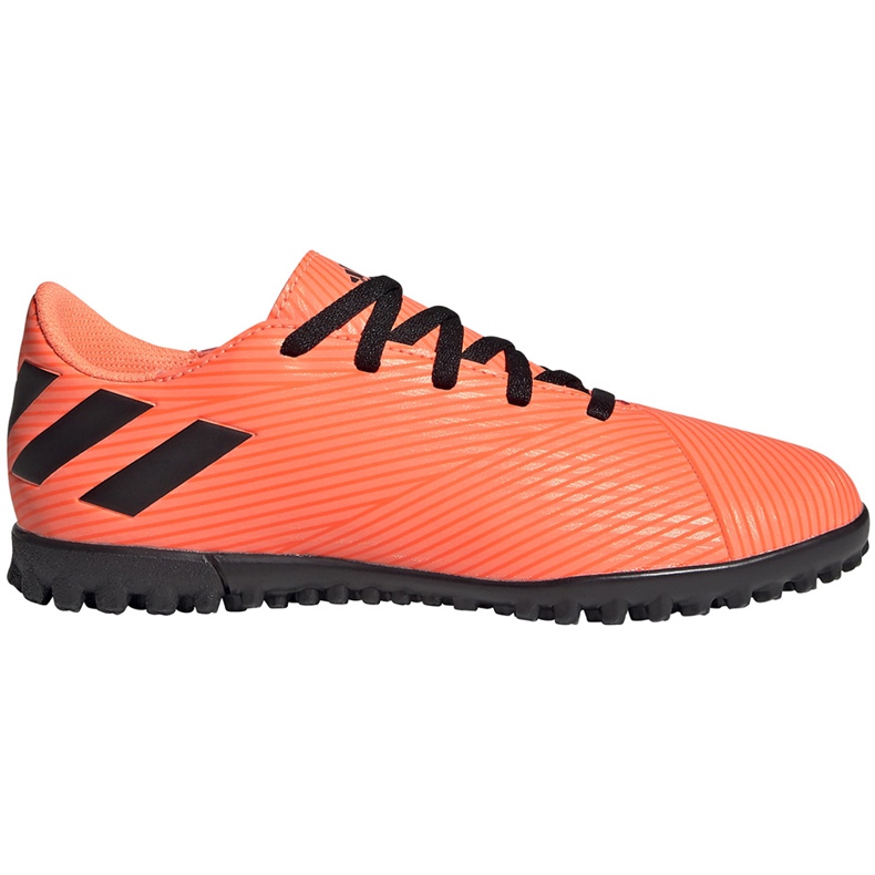 Adidas Nemeziz 19.4 Tf Jr orange EH0503 chaussures de football Adidas Nemeziz 19.4 Tf Jr orange EH0503 chaussures de football