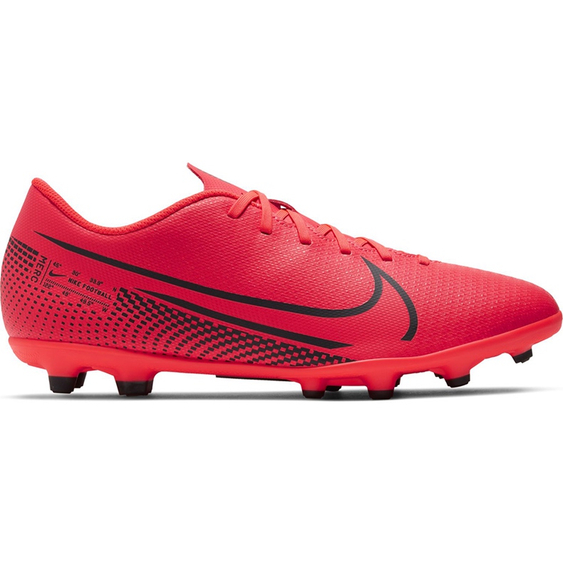 Chaussures de football Nike Mercurial Vapor 13 Club FG / MG AT7968 606 multicolore rouge