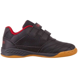 Kappa Kickoff Oc K chaussures pour enfants noir-rouge 260695K 1120