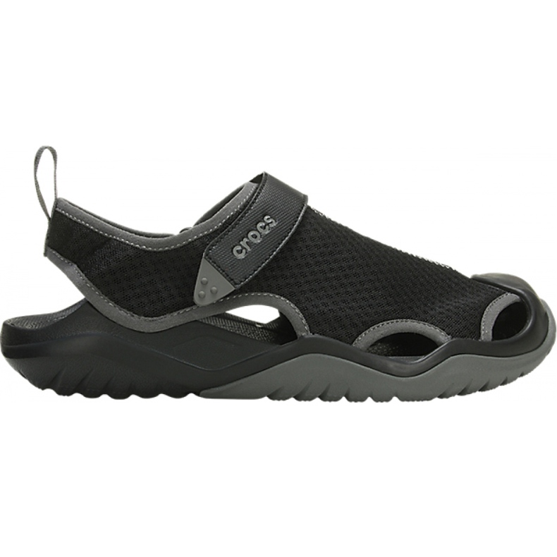 Sandales pour hommes Crocs Swiftwater Mesh Deck Sandal M noir 205289 001 le noir