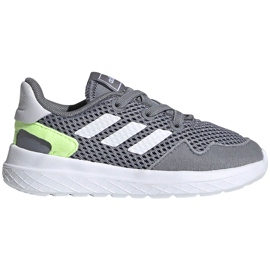 Adidas Archivo K gris chaussures pour enfants EG3978 blanc vert