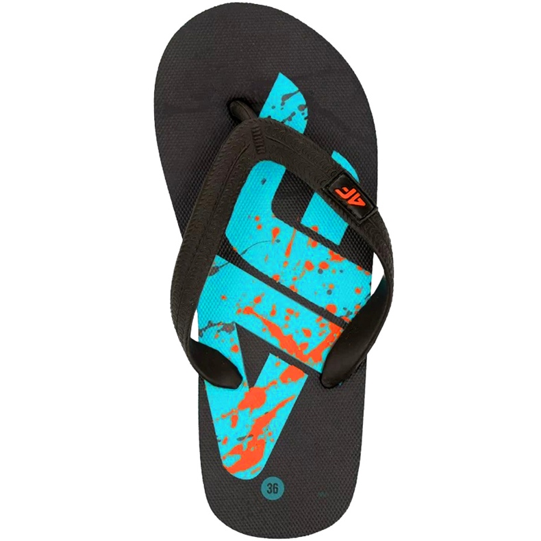 Chaussons pour garçon 4F multicolore HJL20 JKLM002 90S le noir bleu orange