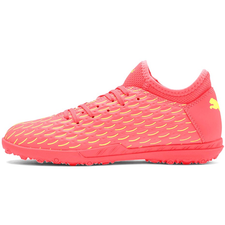 Puma Future 5.4 Osg Tt 105952 01 chaussures de football pour enfants rouge jaune rouge