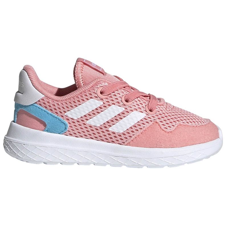 Chaussures enfant Adidas Archivo K rose EG3980 blanche bleu