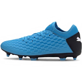 Chaussures de football Puma Future 5.4 Fg Ag 105785 01 bleu noir bleu