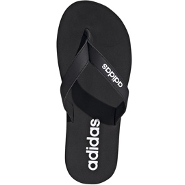 Pantoufles Adidas Eezay Flip Flop noires EG2042 blanche le noir