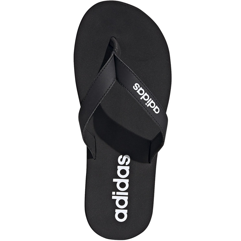 Pantoufles Adidas Eezay Flip Flop noires EG2042 blanche le noir