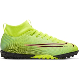 Chaussure de football Nike Mercurial Superfly 7 Academy Mds Tf BQ5435 703 bleu, céladon vert