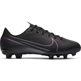 Chaussures de football Nike Mercurial Vapor 13 Academy FG / MG Junior AT8123 010 noir / gris / argent le noir