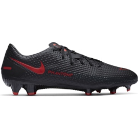 Chaussures de football Nike Phantom Gt Academy FG / MG CK8460 060 blanche le noir Chaussures de football Nike Phantom Gt Academy FG / MG CK8460 060 blanche le noir