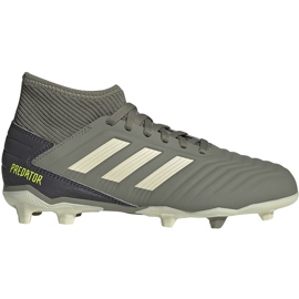 Chaussures de foot Adidas Predator 19.3 Fg Jr EF8215 gris