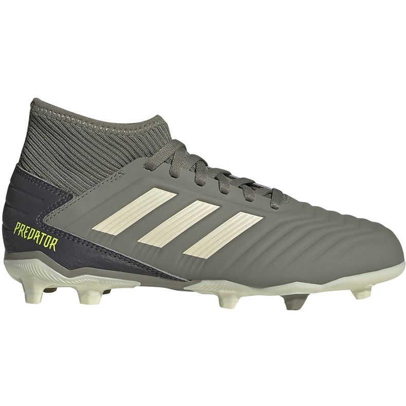 Chaussures de foot Adidas Predator 19.3 Fg Jr EF8215 gris