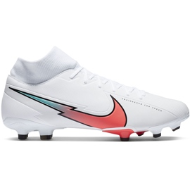 Chaussure de football Nike Mercurial Superfly 7 Academy FG / MG AT7946 163 blanche blanche Chaussure de football Nike Mercurial Superfly 7 Academy FG / MG AT7946 163 blanche blanche