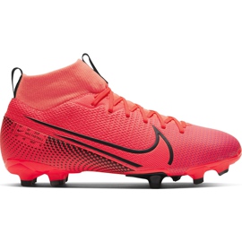 Chaussure de football Nike Mercurial Superfly 7 Academy FG/MG Junior AT8120 606 rouge rouge