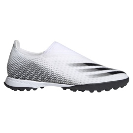Chaussures de foot Adidas X GHOSTED.3 Ll Tf EG8158 blanc blanc