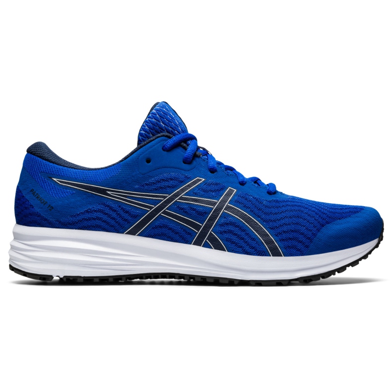 Chaussures de course Asics Patriot 12 pour hommes bleu 1011A823 400
