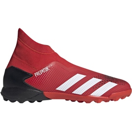 Chaussures de foot Adidas Predator 20.3 Ll Tf EE9576 rouge blanc rouge Chaussures de foot Adidas Predator 20.3 Ll Tf EE9576 rouge blanc rouge