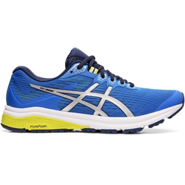 Chaussures de course pour hommes Asics GT-1000 8 bleu 1011A540 401 blanche