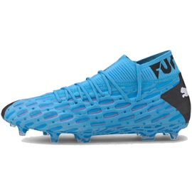 Chaussures de foot Puma Future 5.1 Netfit Fg Ag 105755 01 bleu bleu