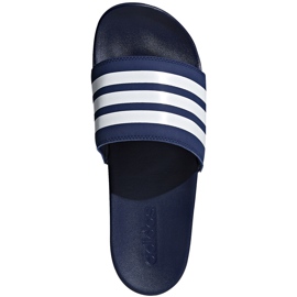 Chaussons Adidas Adilette Comfort bleu marine B42114 blanc
