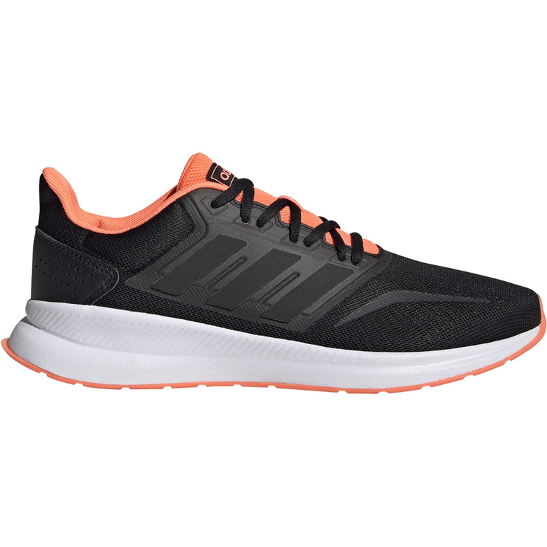 Adidas Runfalcon chaussures pour hommes noir et orange EG8609 le noir Adidas Runfalcon chaussures pour hommes noir et orange EG8609 le noir