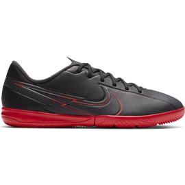 Chaussure de football Nike Mercurial Vapor 13 Academy Ic Junior AT8137 060 noir rouge le noir