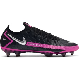Nike Phantom Gt Elite Fg CK8439 006 chaussures de football noir noir