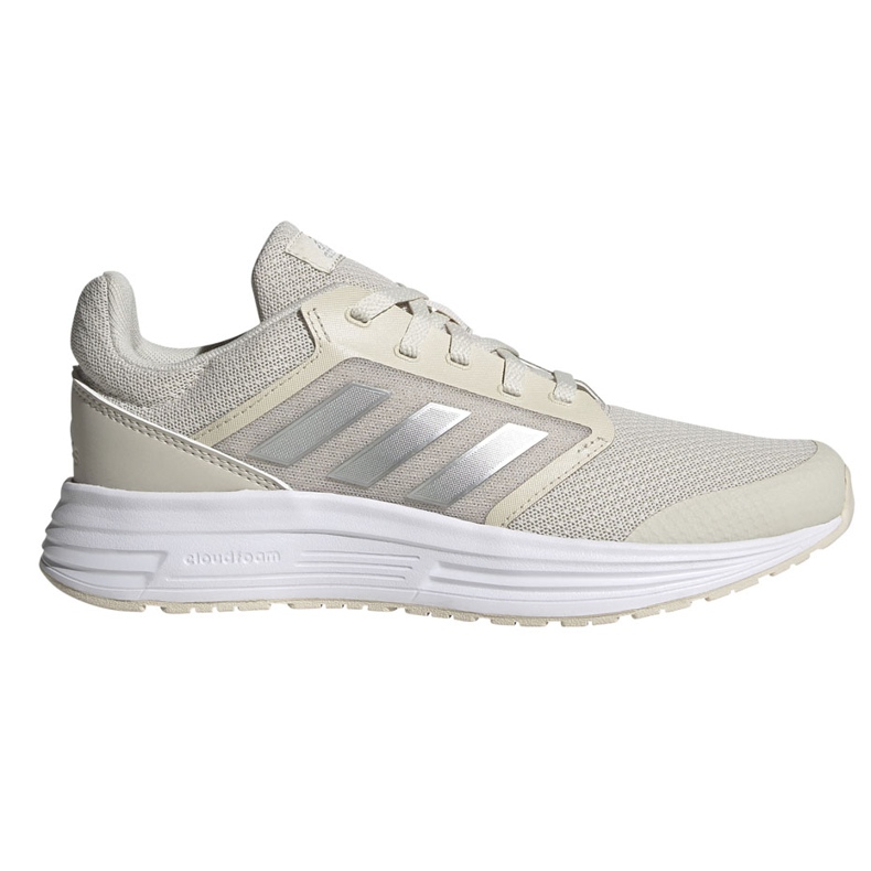 Chaussures running femme adidas Galaxy 5 beige clair FW6121