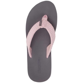 Chaussons pour femmes Kappa Pahoa gris-rose 242668 2116