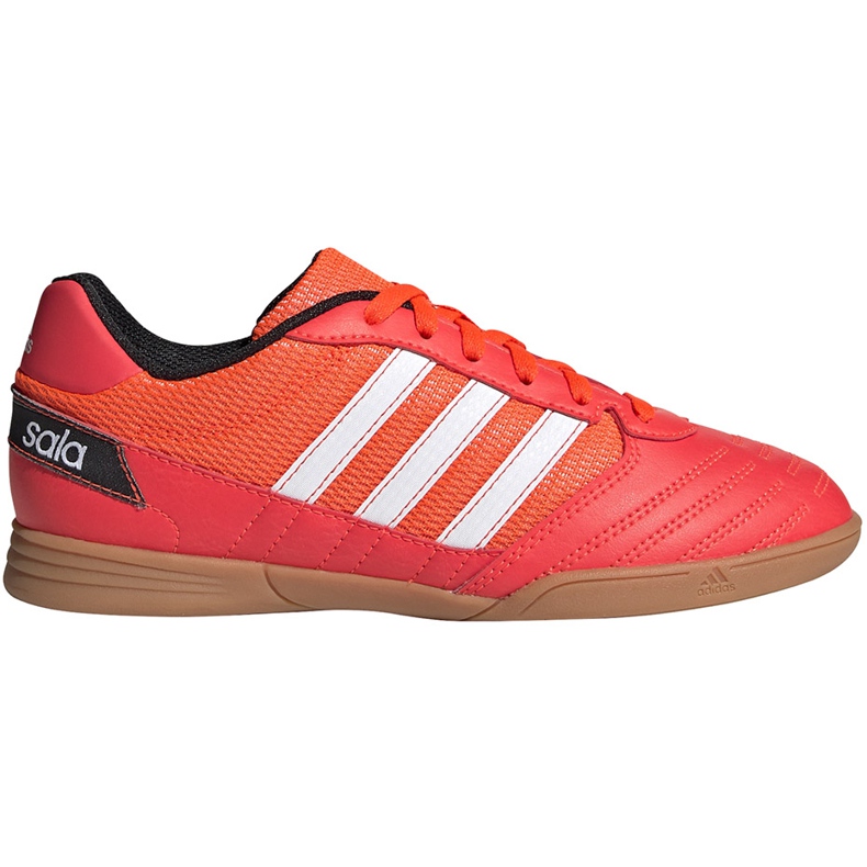 Adidas Super Sala Junior chaussures de football rouges FV2639