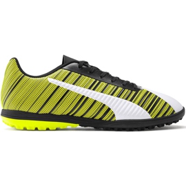Puma One 5.4 Tt chaussures de football jaune-blanc-noir 105653 03 multicolore