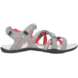 Sandales fille 4F multicolore HJL20 JSAD001 90S orange rose gris