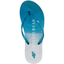 Chaussons femme 4F turquoise H4L20 KLD003 35S bleu
