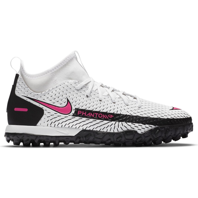 Chaussure de football Nike Phantom Gt Academy Df Tf Junior CW6695 160 blanche blanche Chaussure de football Nike Phantom Gt Academy Df Tf Junior CW6695 160 blanche blanche