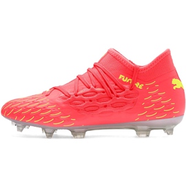 Puma Future 5.3 Netfit Osg Fg Ag 105947 01 chaussures de football pour enfants jaune