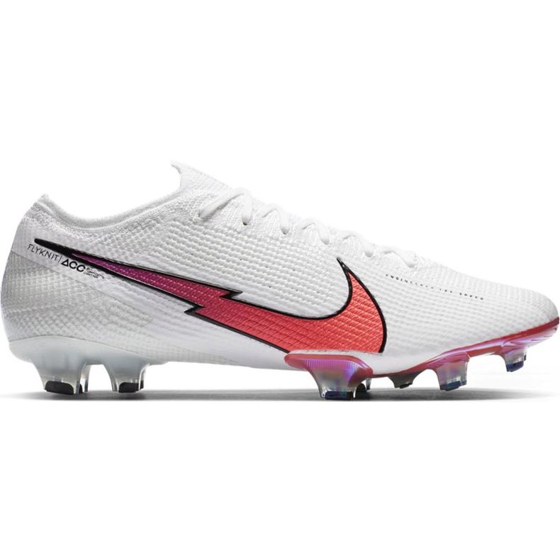 Chaussure de football Nike Mercurial Vapor 13 Elite Fg AQ4176 163 blanche blanche Chaussure de football Nike Mercurial Vapor 13 Elite Fg AQ4176 163 blanche blanche