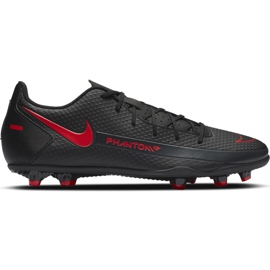 Chaussures de football Nike Phantom Gt Club FG / MG CK8459 060 blanc noir