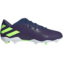 Chaussures de football Adidas Nemeziz Messi 19.3 Fg EF1806 violet bleu marine