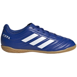 Chaussures de foot Adidas Copa 20.4 In Junior EH0926 bleu bleu