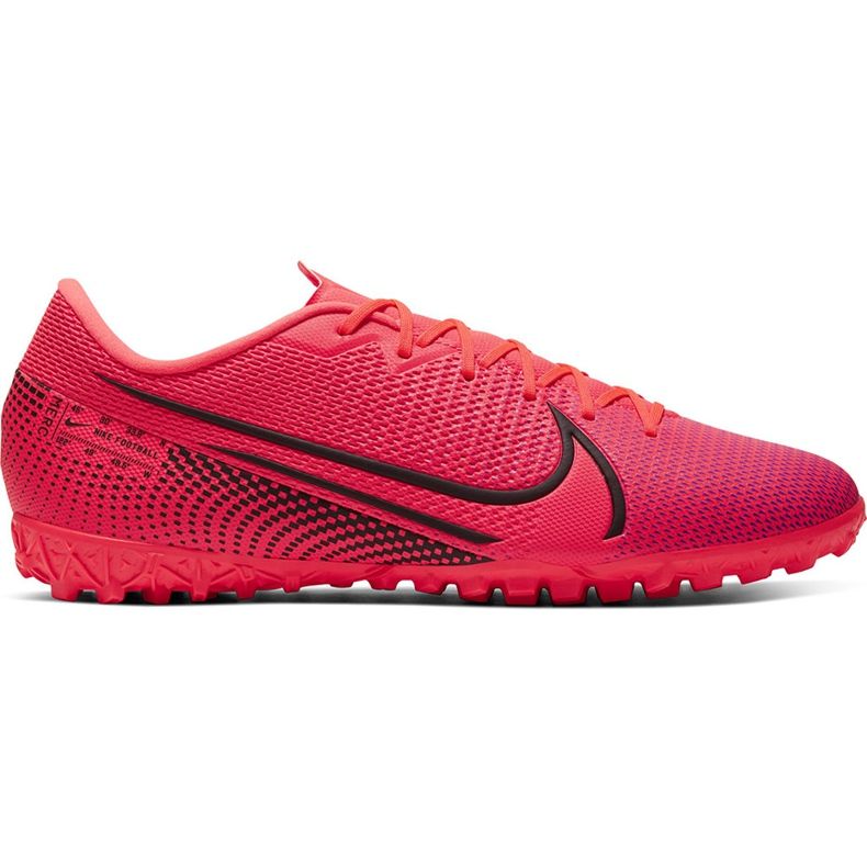 Nike Mercurial Vapor 13 Academy Tf AT7996 606 chaussures de football rouge rouge